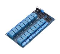 QUARKZMAN Module de relais 16 canaux DC 5V à déclenchement bas pour l'automatisation industrielle électronique à domicile