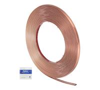 QUARKZMAN Moulure autocollante flexible en PVC 9,1 m x 1 cm or rose | pour mur plafond sol armoire carrelage cadre de miroir