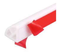 QUARKZMAN Moulures Flexible Silicone 100cm, 15x15mm Moulure Autocollant Mural Double Face Auto-Adhésif Quart de Rond, Joint Décoratif pour Plafond Mur Angle Sol Baignoire Barrière Eau, Blanc