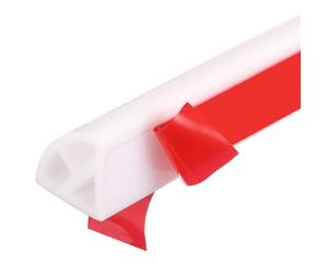 QUARKZMAN Moulures Flexible Silicone 600cm, 15x15mm Moulure Autocollant Mural Double Face Auto-Adhésif Quart de Rond, Joint Décoratif pour Plafond Mur Angle Sol Baignoire Barrière Eau, Blanc
