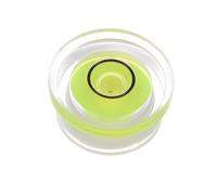 QUARKZMAN Niveau à Bulle Rond de 16x7,5 mm Mini Niveaux à Bulle Vert | de Précision Circulaires pour le Nivellement Trépied d'Appareil Photo Télescope Atelier Plateau Tournant