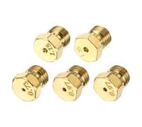 QUARKZMAN Orifices À Gaz Propane Buses Jet M6x0.75 mm Pièce De Remplacement | 1Set, Kit De Conversion À Gaz En Laiton, (0.73/0.97/1.15/1.35mm), Pour Pièces De Brûleur De Chauffage-Eau.