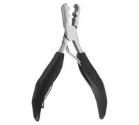 QUARKZMAN Outil De Concassage À Liaison Fusion 5.7" Forme Plate Pour Micro | Pour Extensions De Cheveux Kératine, Pince À Extensions Pré-Liées, Outil D'Ouverture Et De Retrait D'Extensions