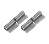 QUARKZMAN Pack 2 Charnières Amovibles Soudables 3-8/9" x 1-1/3" | Charnières en Acier à Souder, Charnières Détachables, Pour Portail à Goupille Amovible, Pour Porte Battante en Métal