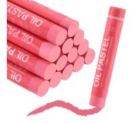 QUARKZMAN Pack De 16 Pastels À L'huile Doux Couleurs Vibrantes Rose Red | Craies Pastels À L'huile, Fournitures Artistiques À Mélanger Pour Peinture Dessin Fusion, Pour Artistes Débutants