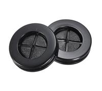 QUARKZMAN Passe-Fil en Caoutchouc Rond Double Face Montage Diamètre 26 mm, Diamètre Intérieur 20 mm, pour la Protection des Fils, 4 Pièces