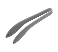QUARKZMAN Pinces en silicone en forme de feuille 250mm Gris | Résistant à la chaleur, 1 Pièce, 9.8 pouces, pour grille-pain, grill, barbecue, fondue, camping, salade, cuisson du pain