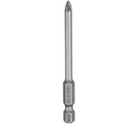 QUARKZMAN PZ1 Embout de tournevis 1/4" queue hexagonale 75 mm/3" longueur | Embout de tournevis industriel, mèches hexagonales, embouts hexagonaux magnétiques Phillips/fente en acier S2
