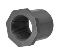 QUARKZMAN Raccord Réducteur Fileté Femelle 1"x3/4" Classe 80 2 Voies | Emboîture Lisse x Filetage Femelle NPT, Matériau PVC, pour Système d'Arrosage Bricolage et Conduites d'Alimentation en Eau
