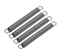QUARKZMAN Ressort De Traction - Fil De 2.5mm De Diamètre, 18mm De Diamètre Extérieur, 180mm De Longueur Libre Ressort En Acier Petit À Double Crochet, 4Pcs