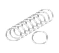 QUARKZMAN Rondelle Ondulée, 20Pcs 25mm x 31mm x 0.3mm (ODxIDxT) - 304 Acier Inoxydable Rondelle Courbée Pour Boulon, Rondelles À Ondulations Joints Pour Machines (Argenté)