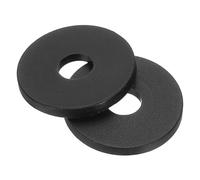 QUARKZMAN Rondelles Plates En Nylon, M6 x 6mm ID x 20mm OD Rondelle Plate Lisse Joint En Plastique Fixation Pour Robinet De Maison Tuyau D'eau De Jardin, Noir, Lot De 50