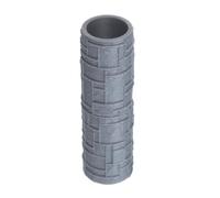 QUARKZMAN Rouleau de Texture de Terrain 10.2 cm argenté géométrique | pour argile polymère, modélisation de miniatures, accessoire de jeu de société