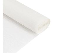 QUARKZMAN Rouleaux De Papier Crêpe 8 ft Long 20 Inch Wide Pour Divers Grands ornementations Suspendus Pour Fêtes DIY, Fournitures DIY, Blanc Pack De 2