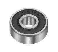 QUARKZMAN Roulements à Billes à Gorge Profonde 606-2RS, Roulements Rigides à Bille en Hybrides Céramique 6x17x6mm, Billes en Nitrure de Silicium Si3N4 Anneaux en Acier pour Moteur (ABEC5)