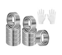 QUARKZMAN Roulements à gorge profonde R168ZZ 1/4"x3/8"x1/8" 10pièces