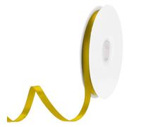 QUARKZMAN Ruban Satin Jaune Doré 6mm 33 Yard(30M) Ruban Cadeau Gros-Grain Fin et Solide en Soie pour Bouquet de Mariage, pour Emballage Cadeau de Saint-Valentin, Nœuds de Boîte à Gâteaux