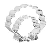 QUARKZMAN Shells Cookie Cutter Set Assorted Sizes Stainless Steel Molding | Polish Rose Flower Petal Cookie Cutters, pour Pastry Fondant Cake Cookie