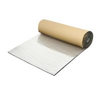 QUARKZMAN Tapis Insonorisant Thermique Aluminium 1pc Pour Auto Bateau | 1pc, 200x50cm, 10mm, Mousse À Cellules Fermées, Isolation Phonique Et Thermique, Pour Plafond, Porte, Plancher, Hayon