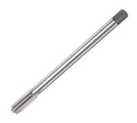 QUARKZMAN Taraud Métrique à gauche, M10 x 1.25 H2 130mm Taraud et Filière en HSS6542 à 3 Cannelures Droites Tarauds à Fileter Extra Longue pour le Taraudage et le Filetage d'Outils