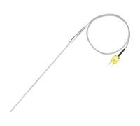 QUARKZMAN Thermocouple de Type K avec Fiche -50 à 1100°C -58 à 2012°F | Sonde de Capteur de Température, en Acier Inoxydable, 3,2x300mm, 3,3Pieds de Fil