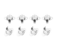 QUARKZMAN Thermostat KSD301 125°C/257°F 16A Normalement Ouvert N.O Interrupteur de Température pour Micro-Ondes, Four et Cafetière 8 Pcs, Matériau en Céramique
