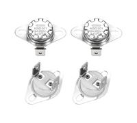 QUARKZMAN Thermostat KSD301 210°C/410°F 16A Normalement Ouvert N.O Interrupteur de Température pour Micro-Ondes, Four et Cafetière 4 Pcs, Matériau en Céramique