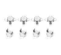 QUARKZMAN Thermostat KSD301 60°C/140°F 16A Normalement Ouvert N.O Interrupteur de Température pour Micro-Ondes, Four et Cafetière 8 Pcs, Matériau en Céramique