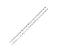 QUARKZMAN Tige Ronde Acier HSS 3,3mm x 200mm 2 Pièces | Barre d'usinage pour tour, solide et lisse, pour arbre, engrenage, perçage, travail des métaux, bricolage et goujon métal