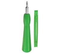 QUARKZMAN Tournevis Double Extremité Magnétique T6 T15 Torx Avec Outil D'Ouverture À Levier Pour Ring Video Doorbell Remplacement Réinitialisation Mot De Passe, Vert