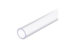 QUARKZMAN Tube Rigide en PVC Rond 15mm ID 20mm OD 0.2M Tuyau PVC Résistant aux Chocs pour Conduite d'Eau, Aquarium, Serre de Jardin, Transparent
