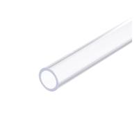 QUARKZMAN Tube Rigide en PVC Rond 15mm ID 20mm OD 0.3 M Tuyau PVC Résistant aux Chocs pour Conduite d'Eau, Aquarium, Serre de Jardin, Transparent