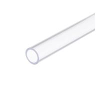 QUARKZMAN Tube Rigide en PVC Rond 15mm ID 20mm OD 0.35M Tuyau PVC Résistant aux Chocs pour Conduite d'Eau, Aquarium, Serre de Jardin, Transparent