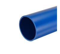 QUARKZMAN Tube Rigide en PVC Rond 81.4mm ID 90mm OD 0.3 M Tuyau PVC Résistant aux Chocs pour Conduite d'Eau, Aquarium, Serre de Jardin, Bleu