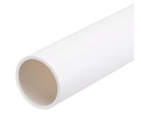 QUARKZMAN Tube Rigide en PVC Tube Rond 28,6mm ID 32mm OD 20cm Longueur Blanc pour Conduite d'Eau, Artisanat, Manchon de Câble