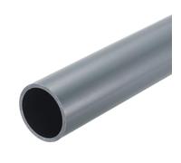 QUARKZMAN Tube Rigide en PVC Tube Rond 36,8mm ID 42mm OD 20cm Longueur Gris Clair pour Conduite d'Eau, Artisanat, Manchon de Câble