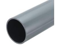 QUARKZMAN Tube Rigide en PVC Tube Rond 54,8mm ID 60mm OD 20cm Longueur Gris Clair pour Conduite d'Eau, Artisanat, Manchon de Câble