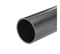 QUARKZMAN Tube Rigide en PVC Tube Rond 57mm ID 63mm OD 20cm Longueur Gris Foncé pour Conduite d'Eau, Manchon de Câble