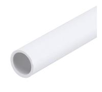 QUARKZMAN Tube Rigide en PVC Tube Rond 8mm ID 10mm OD 20cm Longueur Blanc pour Conduite d'Eau, Artisanat, Manchon de Câble