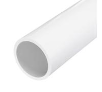 QUARKZMAN Tube Rond Rigide en PVC 76,6mm ID 90mm OD 350mm Longueur Blanc pour Manchon de Câble de Conduite d'Eau
