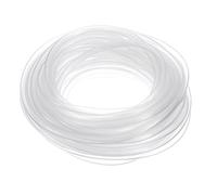 QUARKZMAN Tuyau en silicone, 2,5 mm DI x 3,5 mm DE - 16,4 pieds de long, tuyaux flexibles en silicone, tube transparent résistant aux hautes températures.