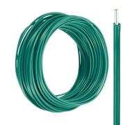 QUARKZMAN UL1007 Fil Solide, 20 Gauge 50FT 300V 20 AWG Fil Électrique Cuivre Étamé PVC 80 Degrés Haute Température Câblage Interne Pour Installations Fixes, Appareils Électroménagers, Vert