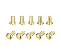 QUARKZMAN Vis à Machine en Laiton M3x5mm Tête Cylindrique Phillips 12pcs | Boulons de Fixation pour Meubles Équipements de Bureau Électronique