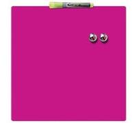 Tableau mémo carré, (L)360 x (H)360 mm, rose vif