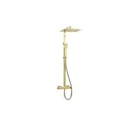 Quartos 300 colonne de douche or brossé avec thermostatique Essebagno