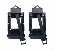 Quartz Pendulum Drive Unit Black Plastic 14cm Plastic Pendulum Clock Drive Unit 100g Load Hollow Case Pendulum Drive for Wall Clocks Black Quartz Drive Unit 5.5in for Artisan Clocks Plastic (2pcs)