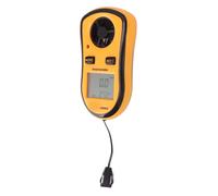 Qudinip Anémomètre Numérique Portatif, Mini Compteur de Vent de Poche pour les Sports de Plein Air et les Applications de Cvc, Jauge Portable en Plastique