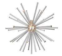 Qudinip Arroseur de Fontaine DN40, Tête de Pulvérisation d'eau élégante pour Jardins, Parcs, Décor Paysager, Laiton de Haute qualité, Acier Inoxydable, 1 unité