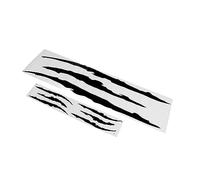 Qudinip Autocollant Universel de Couverture de Capot de Voiture, 2 Pièces, Autocollant Décoratif de Conception de Marque de Griffe pour Véhicules, Auto-adhésif en PVC de qualité Supérieure (Noir)