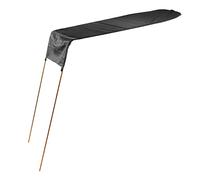 Qudinip Auvent D'ombrage pour Kayak, Auvent Pliable et Portable pour Canoës et Kayaks, Protection Solaire, Nylon Léger (Noire)